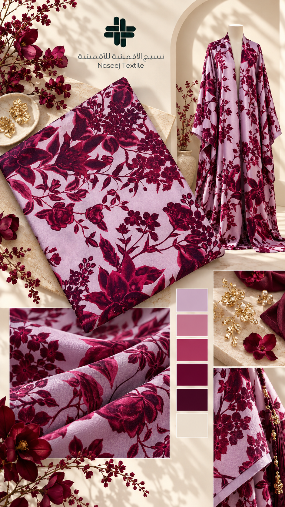 Flowers in Fuchsia Shades