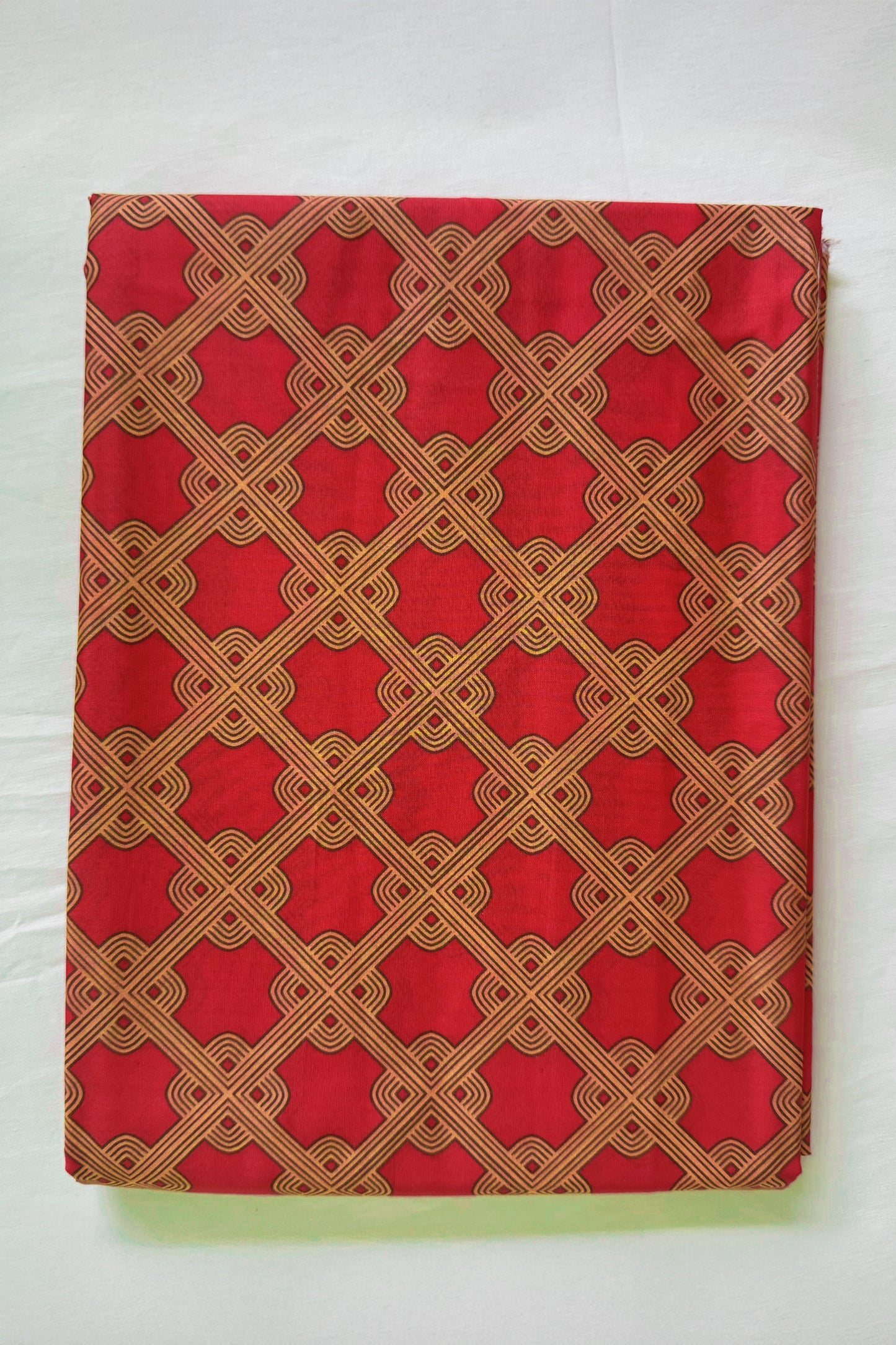 Monogram Square in Red