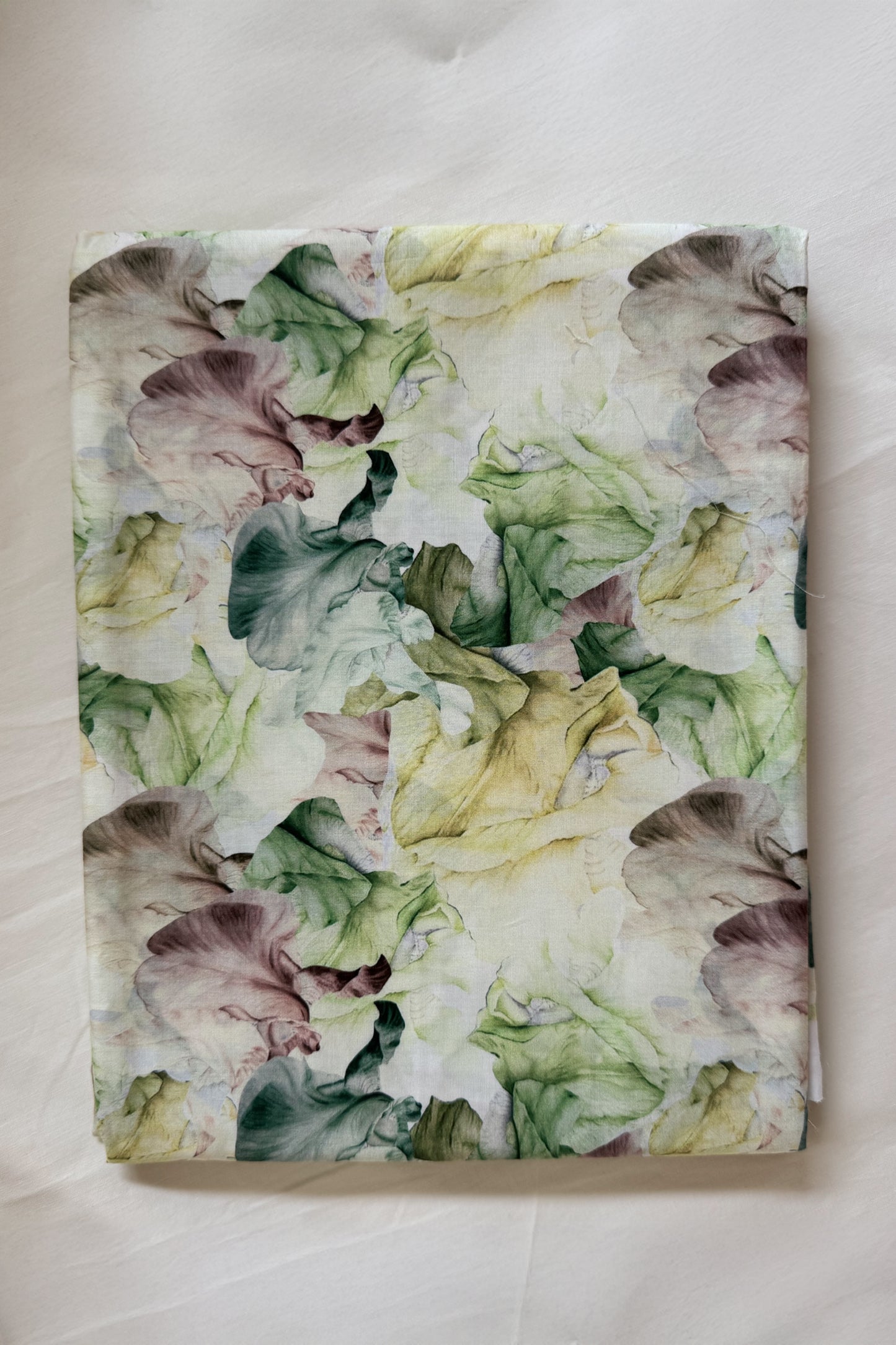 Rose Petals in Green