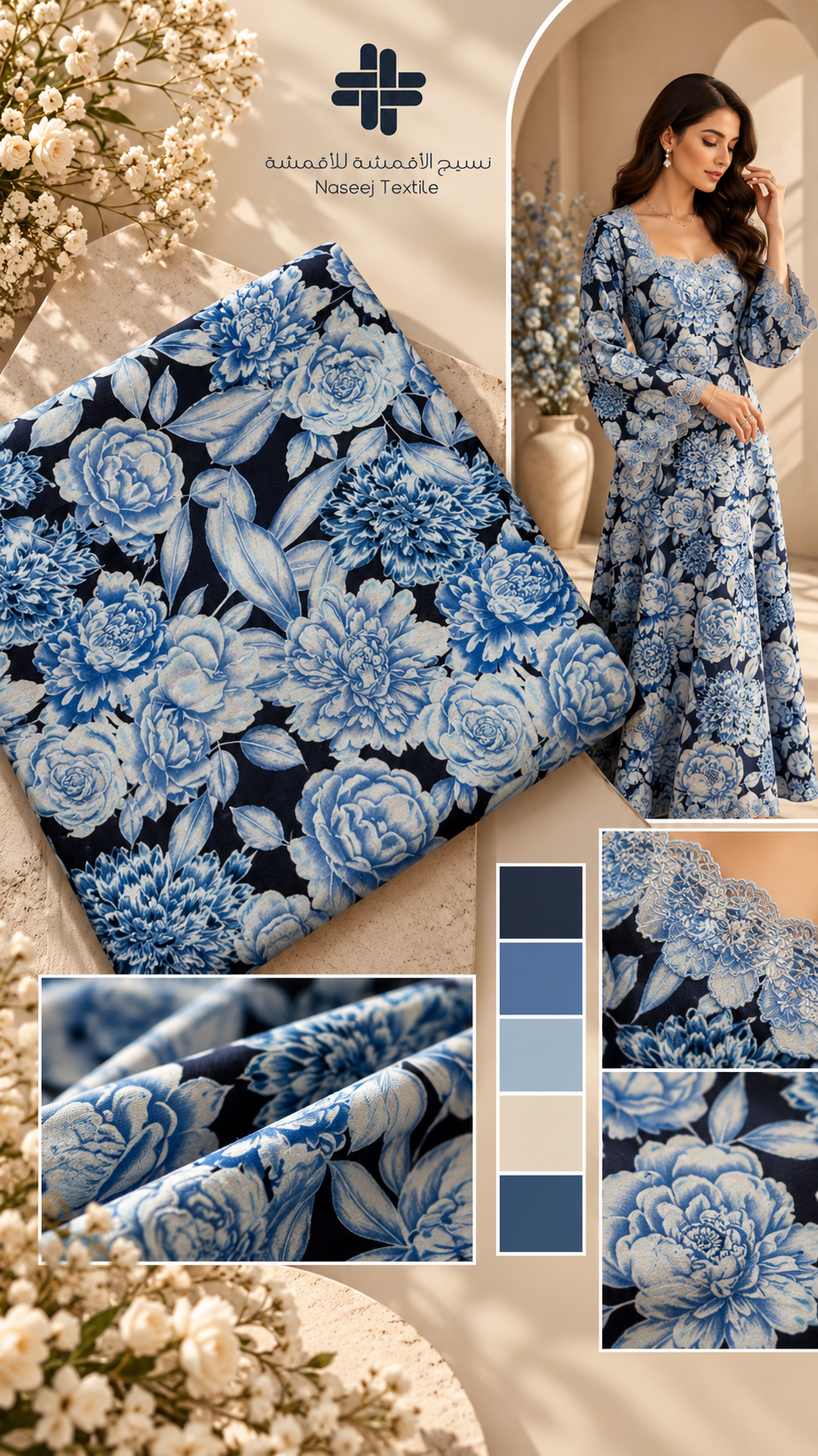 Flowers in Blue Shades