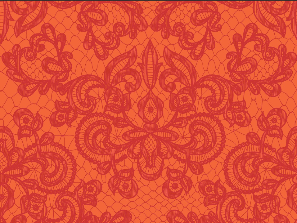 Lace in Red and Orange