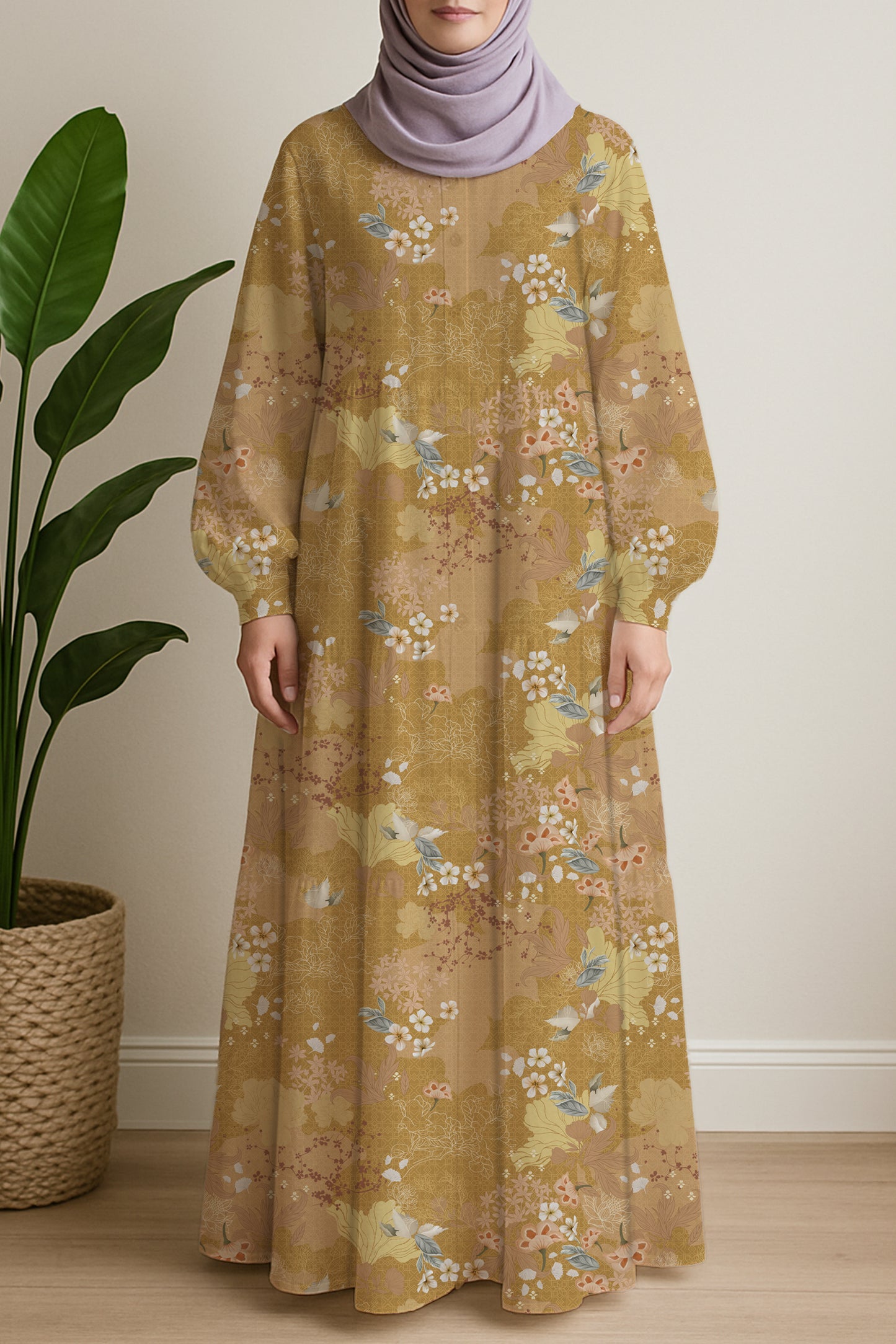 Golden Geometric Flowers