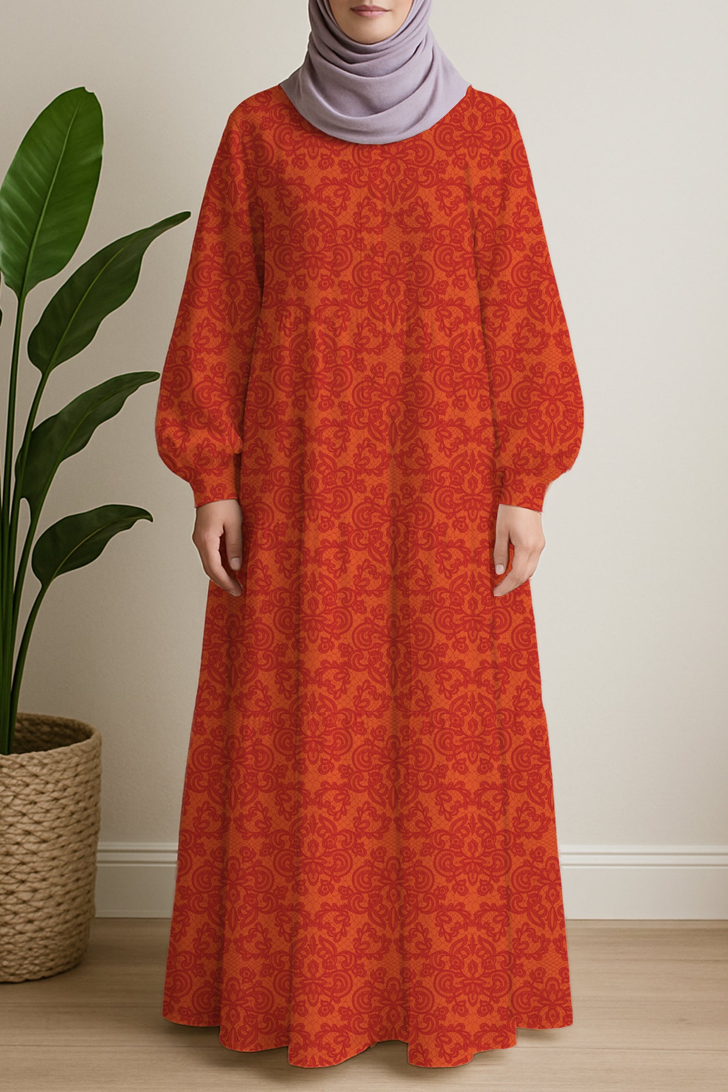 Lace in Red and Orange
