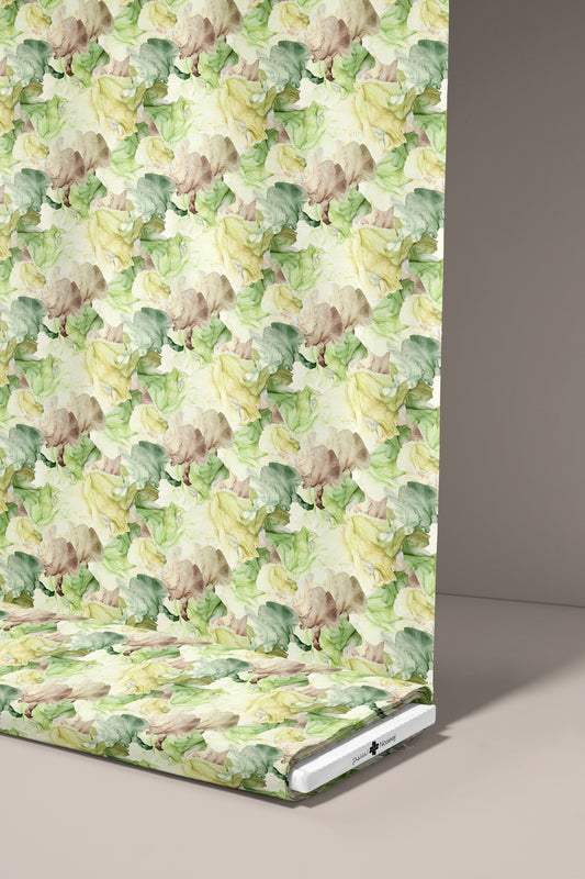 Rose Petals in Green