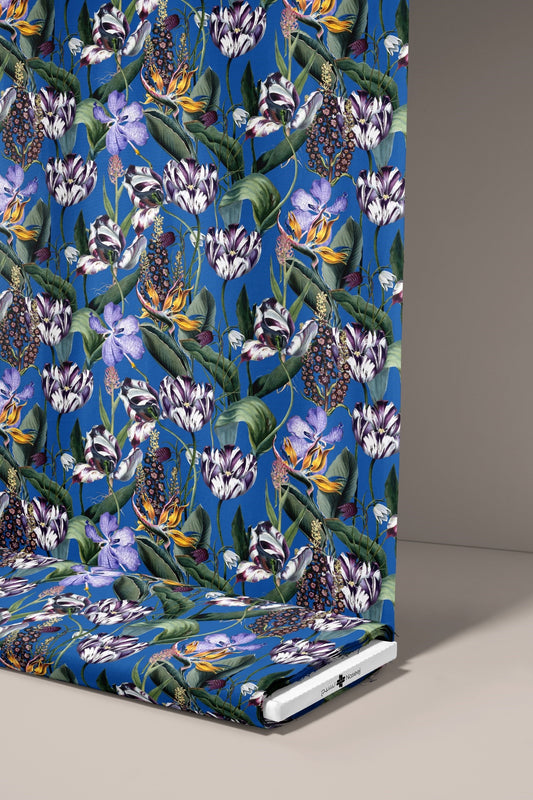 Tulip Garden in blue