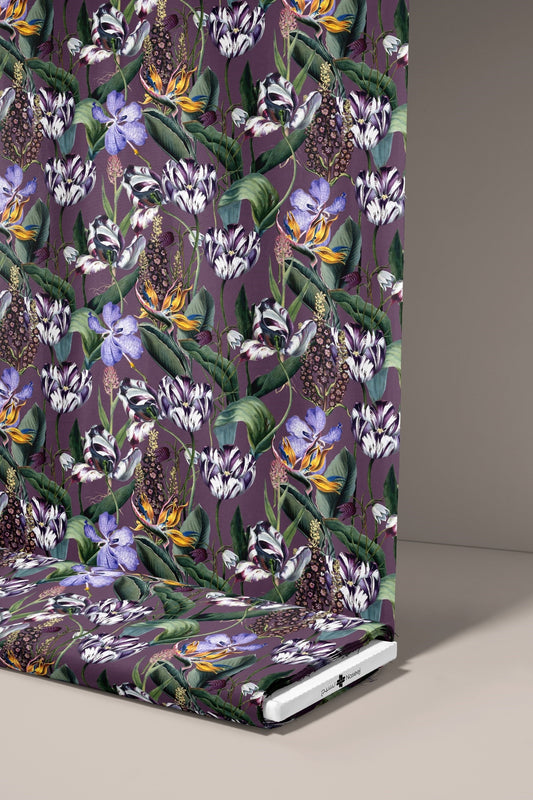 Tulip Garden in purple