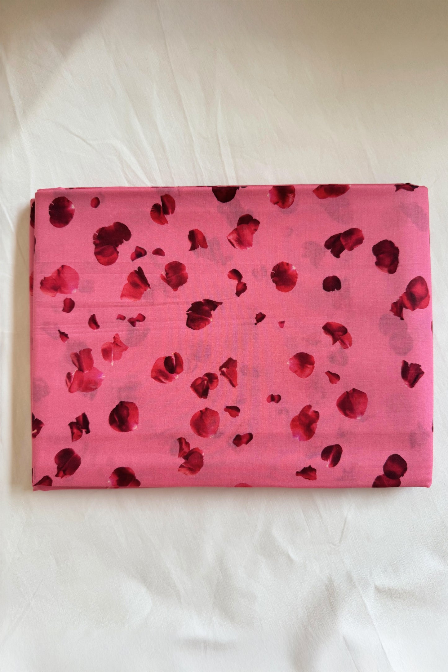 Red Petals in Pink