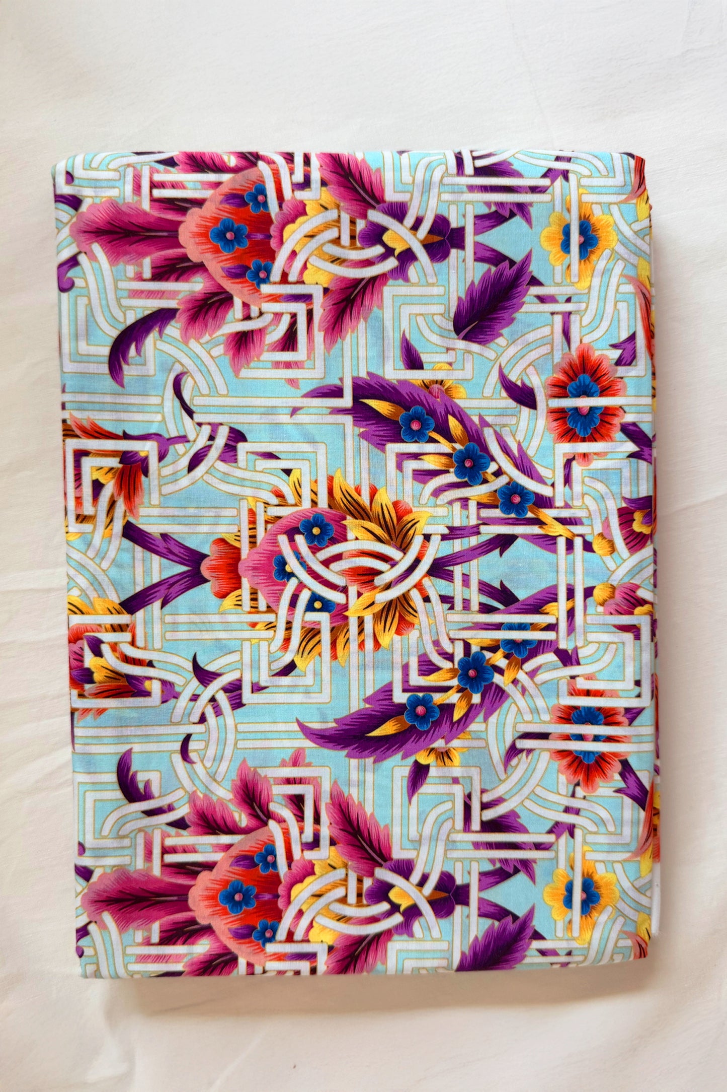 Turkish Geometric Floral in blue