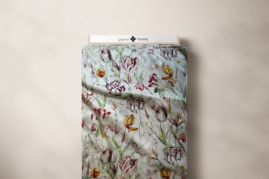 Tulip Bloomin Jacquard Silk