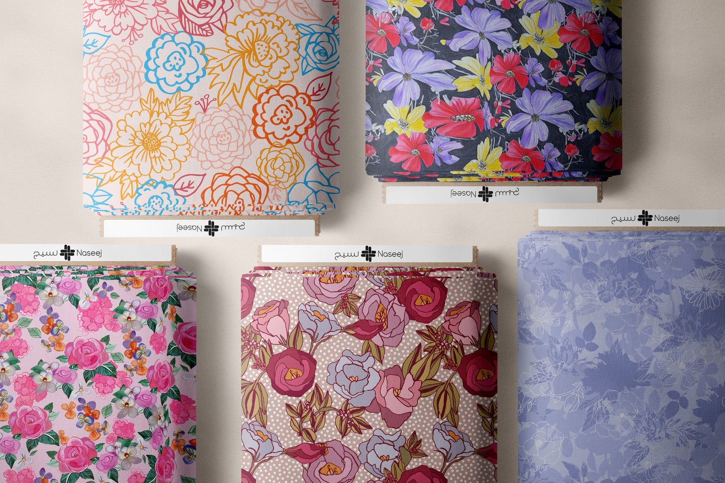 Floral Satin Cotton Collection#1